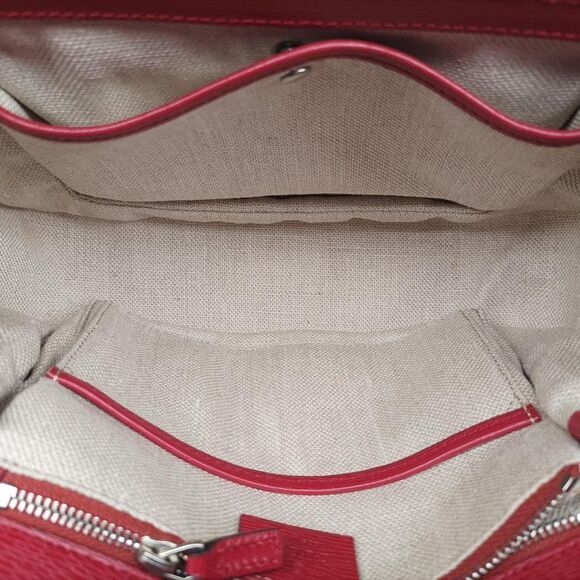 Gucci Bamboo Red And Multicolor Leather 409398 B019491568 - Picture 6 of 10